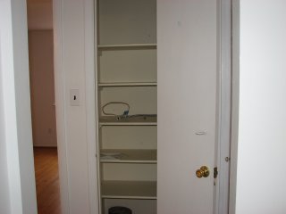 Upstairs main linen closet